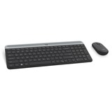 Logitech 무선 슬림 키보드 마우스 세트 - 시크 블랙