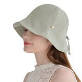 안드레아바나 여성 코튼 햇 - 카키