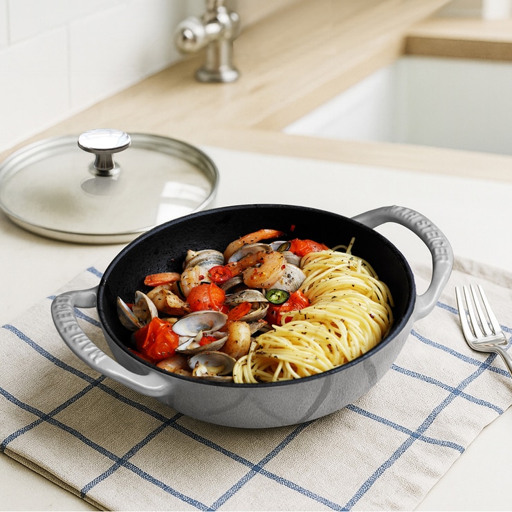 마리슈타이거 미니 웍 20CM (유리뚜껑)