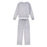 DKNY 여성 플러시 라운지 상하의 세트 - 그레이 DKNY 여성 플러시 라운지 상하의 세트 - 그레이