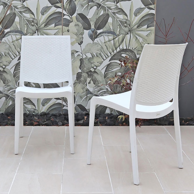 타카쇼 야외용 라탄 의자2PK