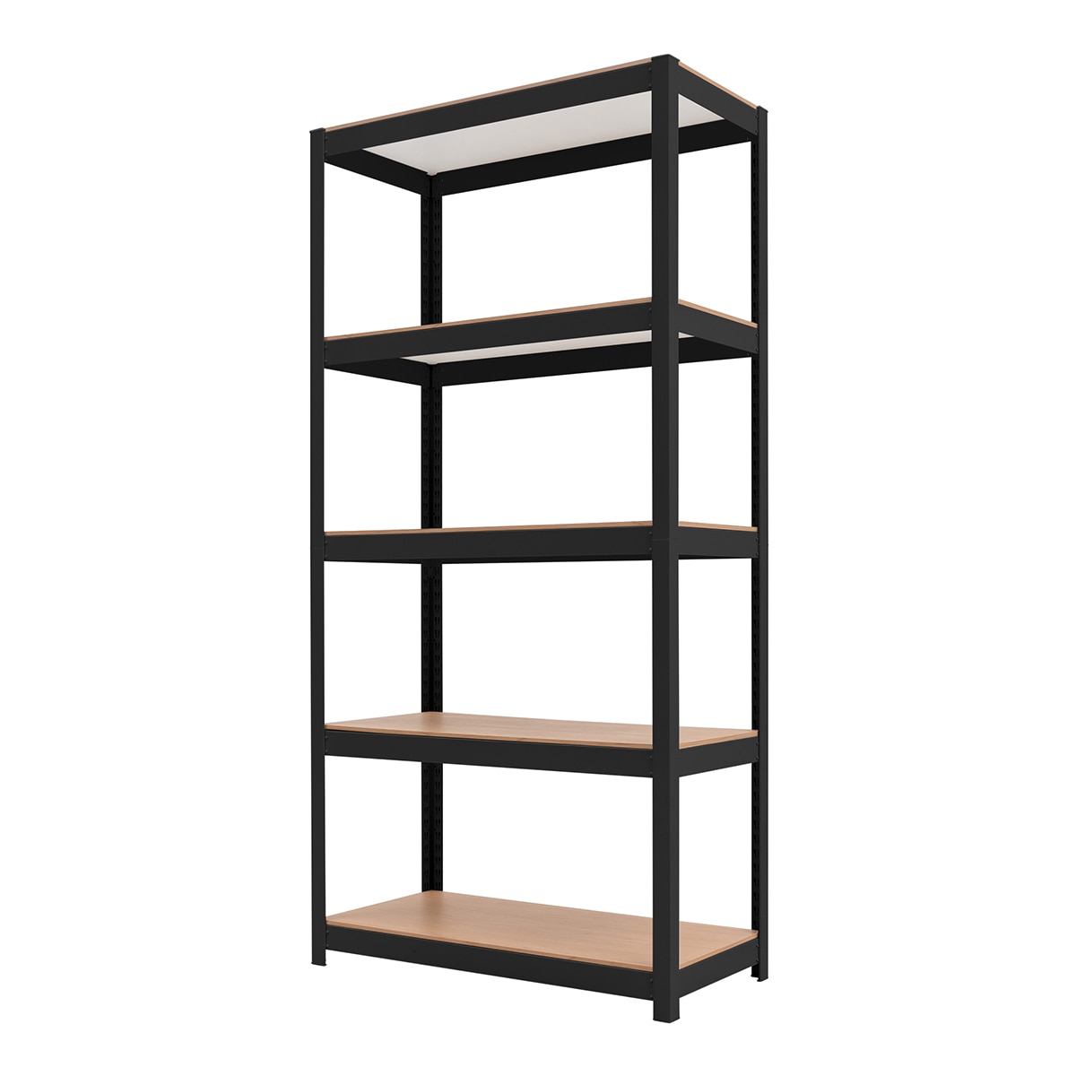 스피드랙 다용도 5단 철제 선반 80 x 40 x 180cm - 블랙 스피드랙 다용도 5단 철제 선반 80 x 40 x 180cm - 블랙