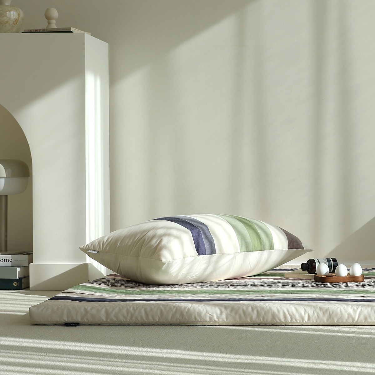 오리고 메모리폼 롤링 토퍼 매트리스 - 슈퍼싱글, 코지프레임(베이지)