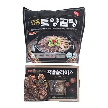 해드림맑은특양곰탕 1,060g x 2 + 족발슬라이스960