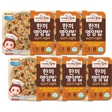 아이배냇 한끼 영양밥 쇠고기시금치150g x 6