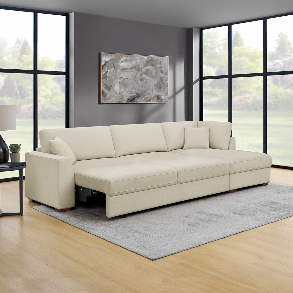 토마스빌 캠린 패브릭 섹셔널소파(소파베드 겸용)