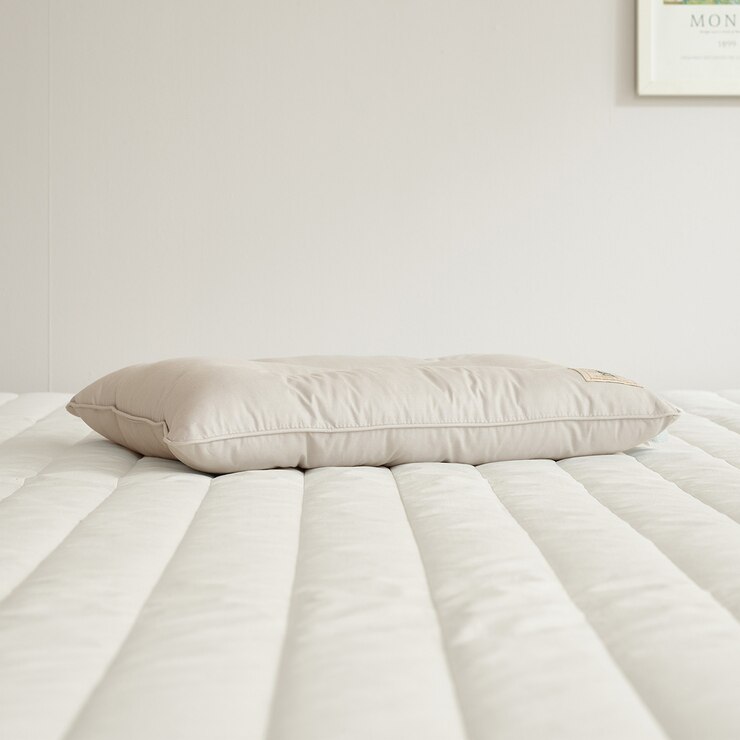 루마인 홈 양모 경추 베개 30x45cm - 베이지