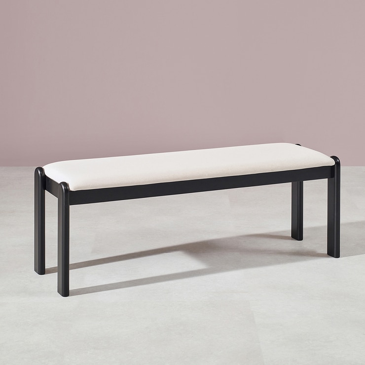 더원 블랙스완 세라믹 4인 식탁세트 1600 (벤치형)