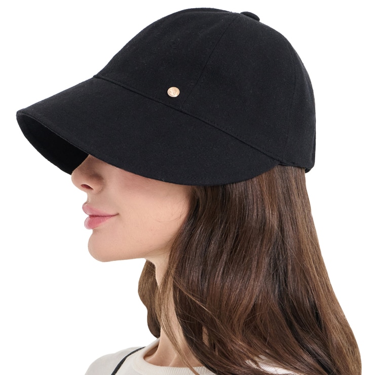 안드레아바나 여성 캡 모자 - 블랙