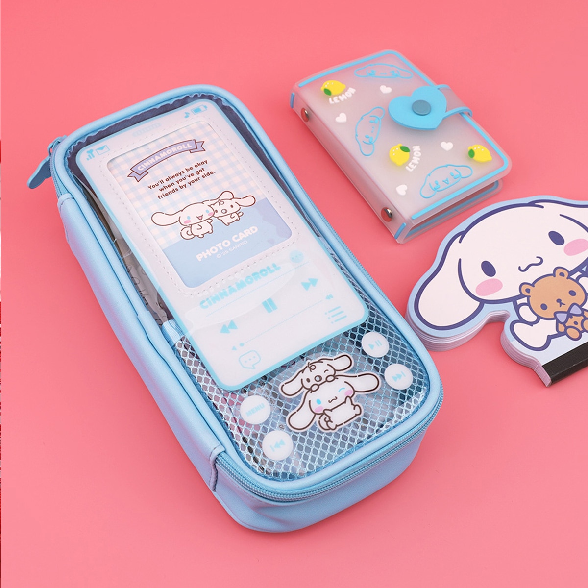 산리오캐릭터즈 포카 플레이어 필통 - 시나모롤