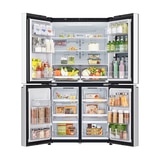 LG 오브제 노크온 냉장고 870L,메탈크림화이트&그레이