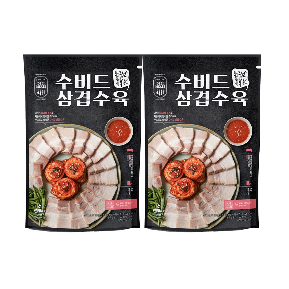 존쿡델리미트 수비드 삼겹 수육 680gx2