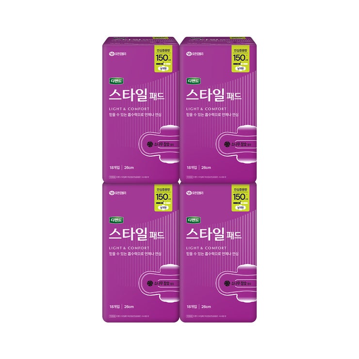 디펜드 스타일 패드 참숯 안심중용량 18매 x 4 디펜드 스타일 패드 참숯 안심중용량 18매 x 4