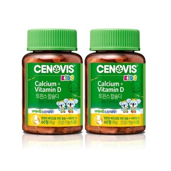 세노비스 키즈 트윈스 칼슘디 1500mg x 60정x 2 세노비스 키즈 트윈스 칼슘디 1500mg x 60정x 2