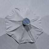 선빌라 LED 정원용 우산, 지름 2.9m - 그레이