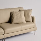 다우닝 코지 전체천연가죽 소파 3.5인