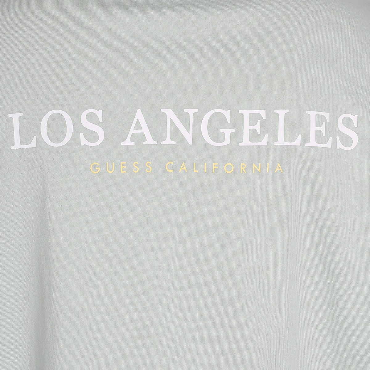 게스 남성 반소매 티셔츠 - 민트