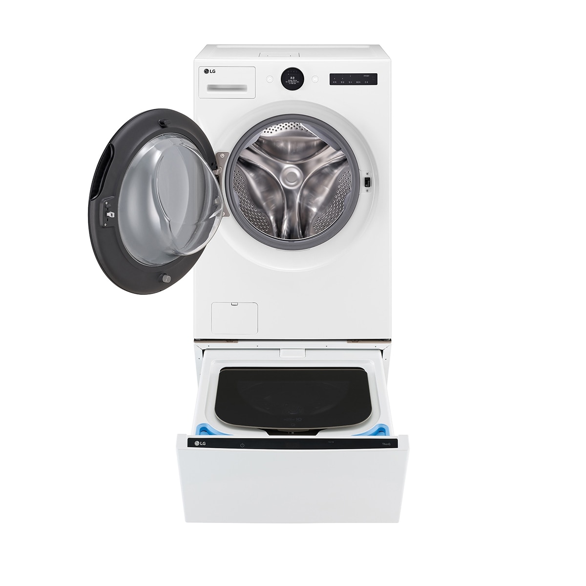 엘지 오브제 워시콤보 + 미니워시 화이트 세탁24kg+4kg & 건조15kg