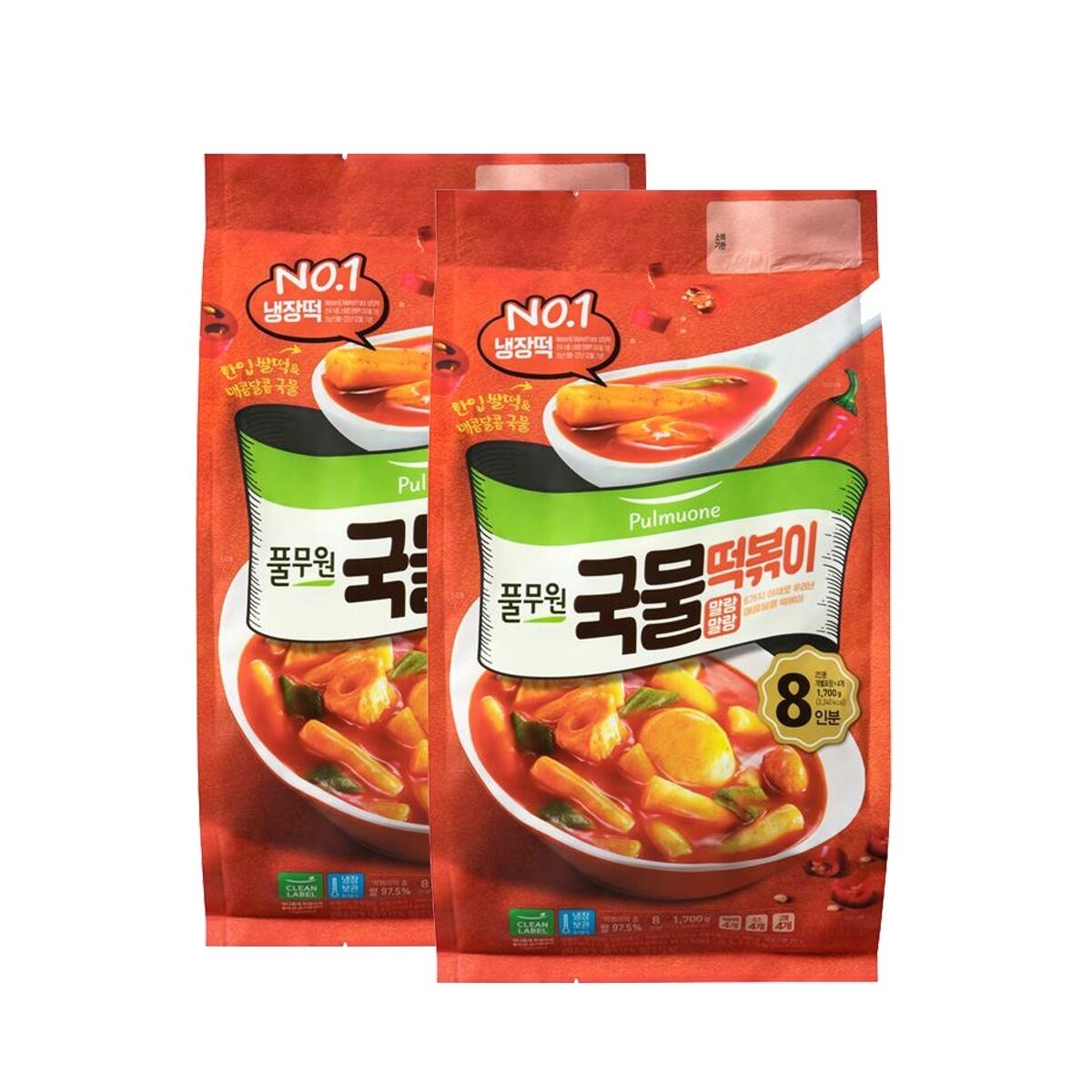 풀무원 국물떡볶이 1,700g x 2 풀무원 국물떡볶이 1,700g x 2