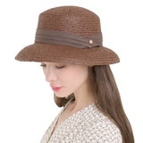 안드레아바나 여성 보우 햇 - 브라운