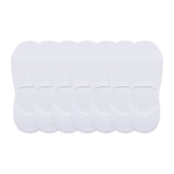 싹스탑 슬림 베이직 핏 덧신 양말7족 - 라지 화이트