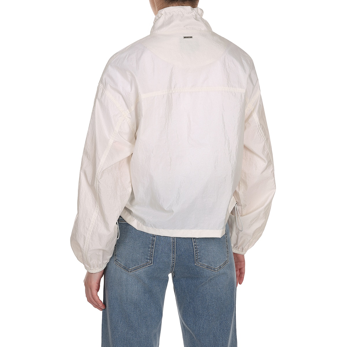 게스 여성 셔링 재킷 - 화이트, S