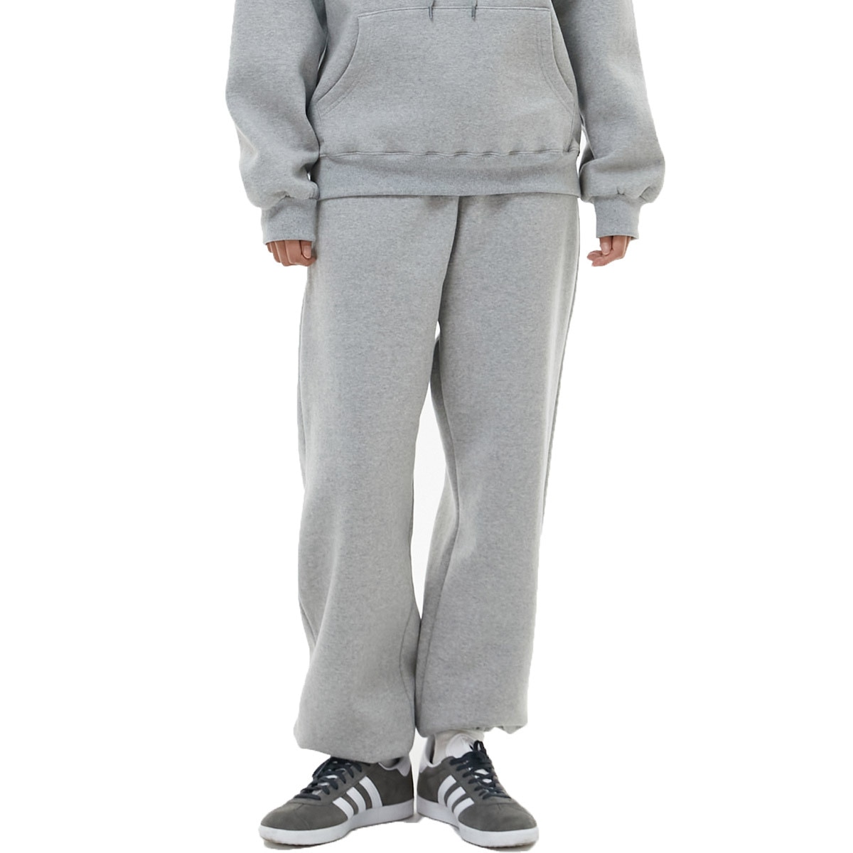 LAP 여성 기모 조거 - 그레이