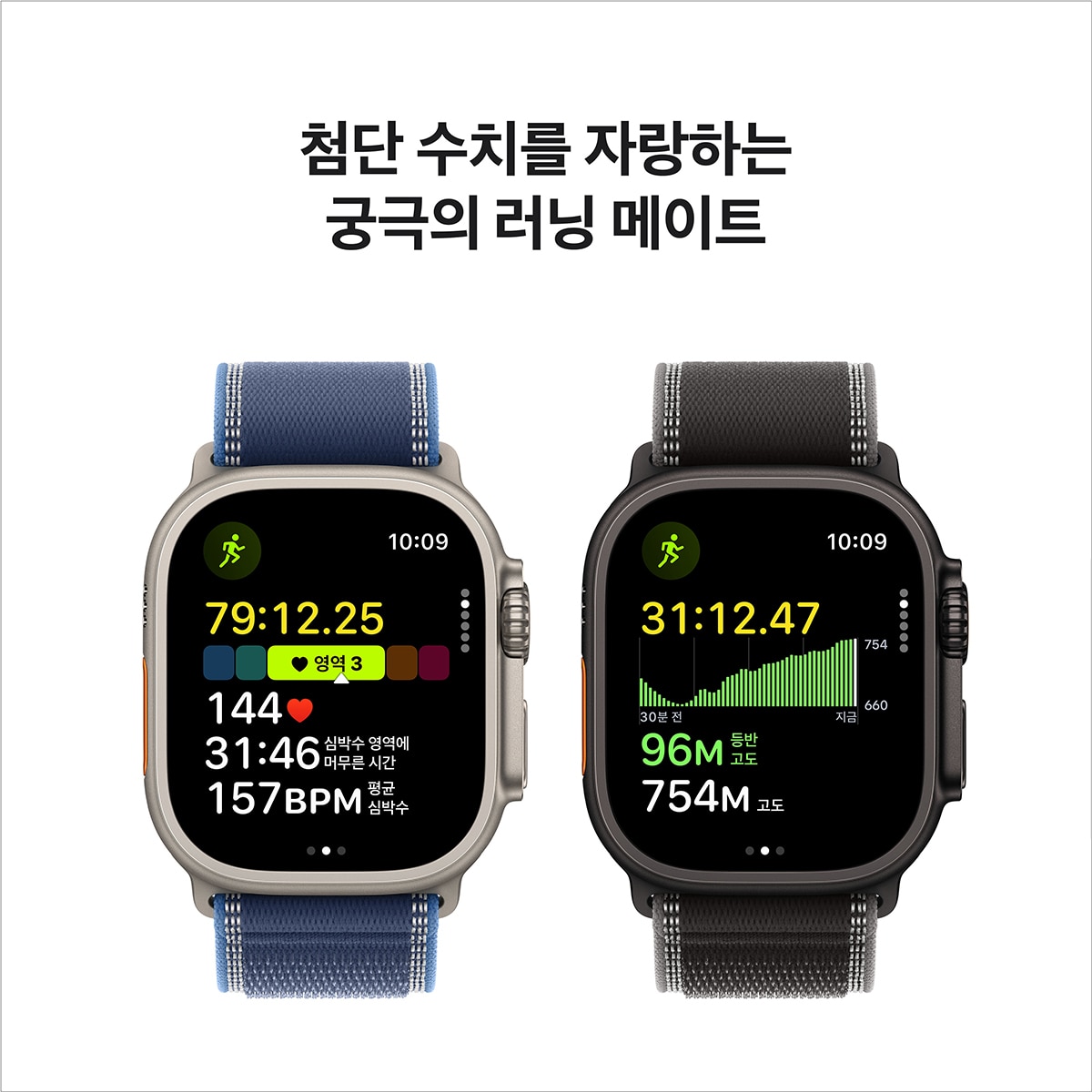 Apple Watch Ultra 3 GPS + Celluar BT/BC 트레일 루프 -S/M