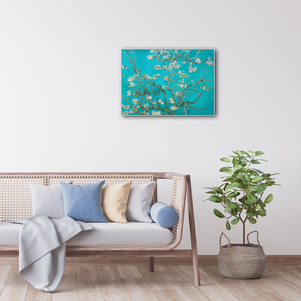 지클레 그림 액자 42x30cm - 고흐, 꽃피는 아몬드나무