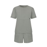 네파 여성 우븐 반소매 티셔츠 - 소프트 카키, S