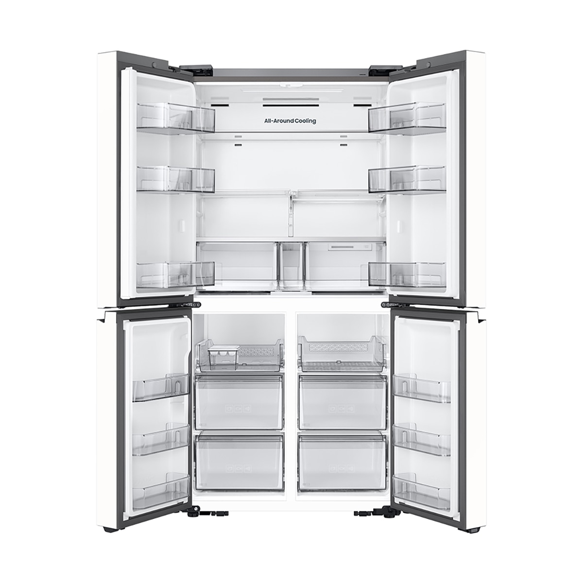 삼성 BESPOKE AI 냉장고 4도어 905L, 에센셜 화이트 삼성 BESPOKE AI 냉장고 4도어 905L, 에센셜 화이트