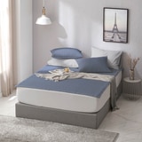 썸니아 면 워싱 피그먼트 패드 - 퀸, 네이비