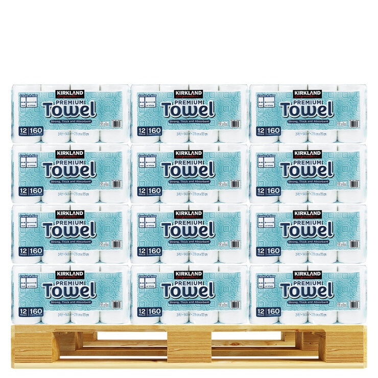Kirkland Signature Paper Towel 160ct x 12roll x 24 684118
