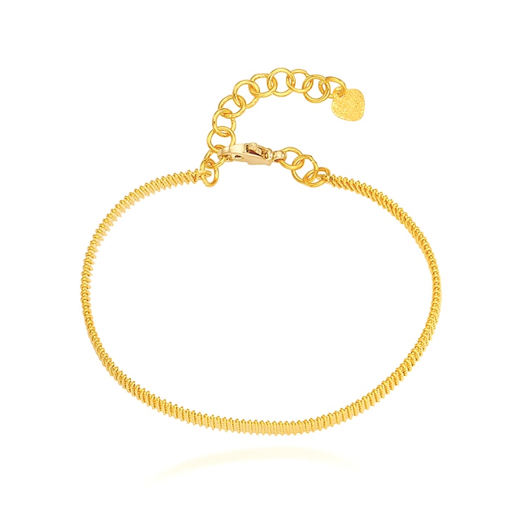 24K 순금 웨이브 벨트 팔찌 11.25g