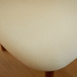 리비니아 노보 4인 세라믹 식탁 세트 - 월넛(프레임(식탁&의자))+화이트(세라믹 상판)