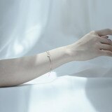 총0.09캐럿 다이아몬드 팔찌14K윌로우