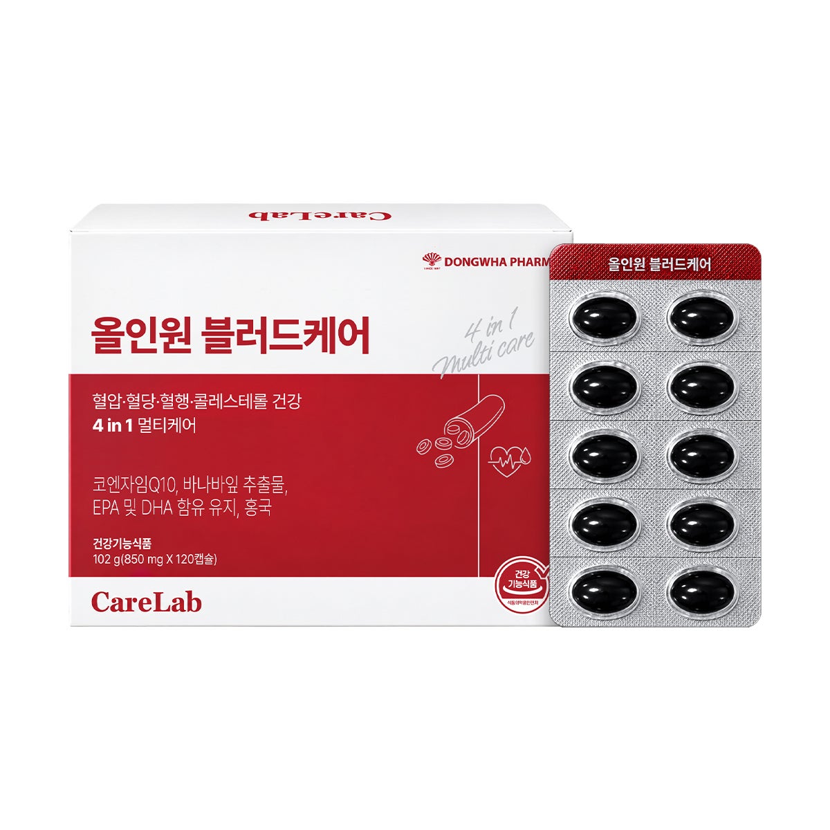 케어랩 올인원 블러드케어 120캡슐 케어랩 올인원 블러드케어 120캡슐