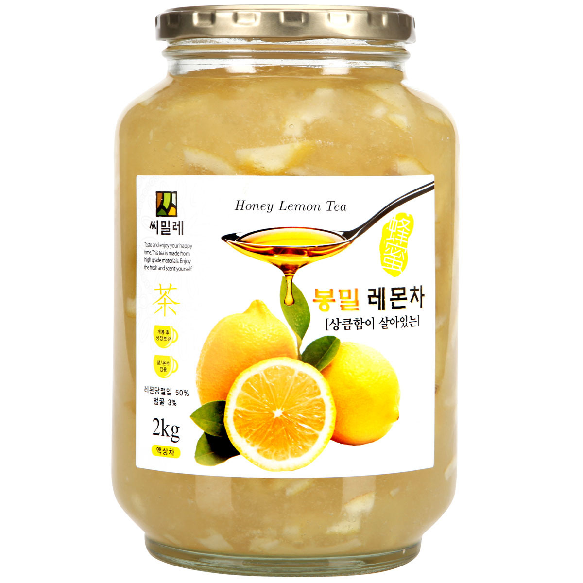씨밀레 봉밀 유자차 2kg + 레몬차 2kg