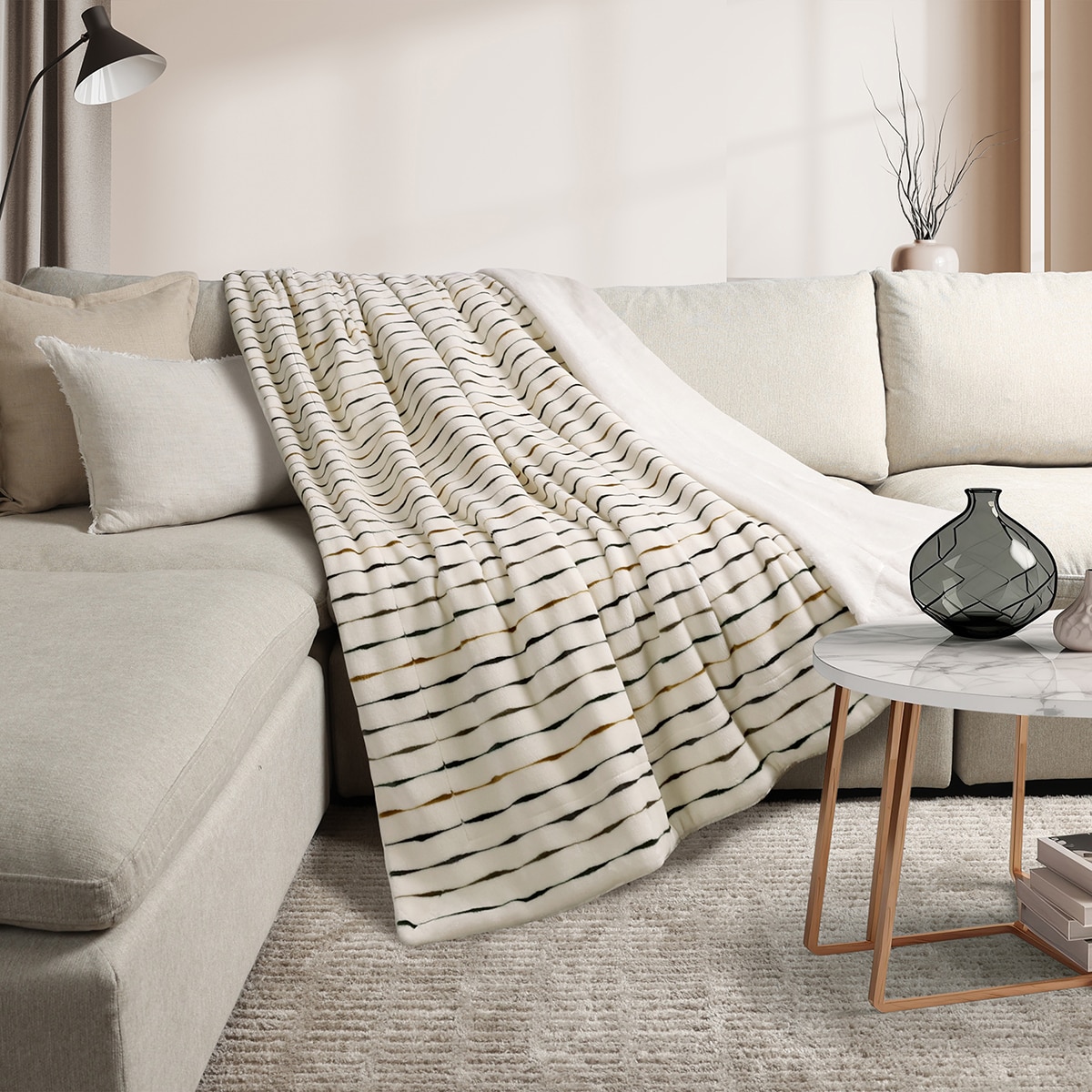 Life Comfort 얼티메이트 담요 152 x 177cm - 크림