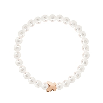 클라베드제이 18K 골드 나비 진주 팔찌 아리엘