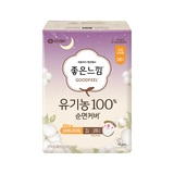 좋은느낌 유기농100%순면 오버나이트 26개 x 4팩