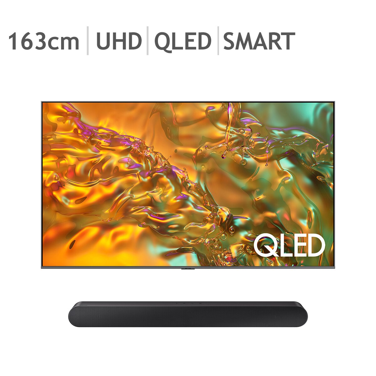 삼성 QLED TV KQ65QD80AFXKR 163cm (65) + S50B - 스탠드형