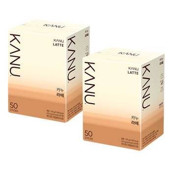 카누 라떼 커피 13.5g x 50스틱 x 2박스