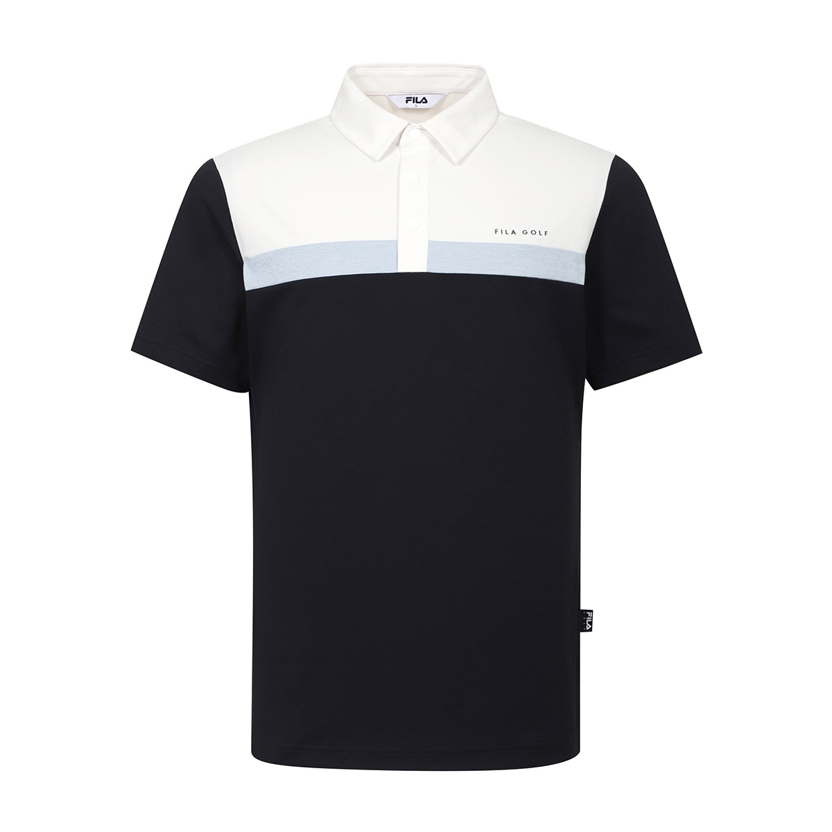 휠라 골프 남성 반팔 폴로티 - 다크네이비 휠라 골프 남성 반팔 폴로티 - 다크네이비