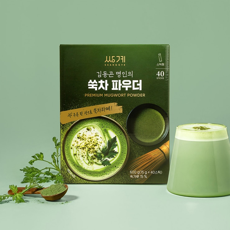 쌍계 김동곤명인의 쑥차 파우더 15g x 40