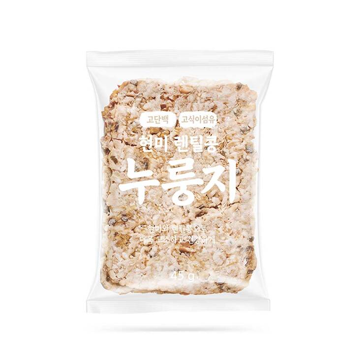 백제 렌틸콩 현미 누룽지 45 g x 22 백제 렌틸콩 현미 누룽지 45 g x 22