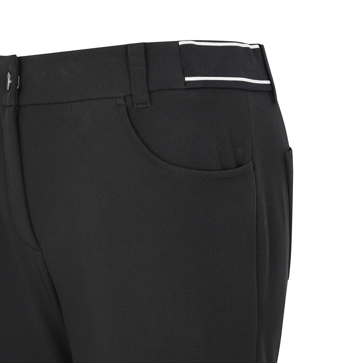 슈페리어 여성 융기모 골프 바지 - 블랙