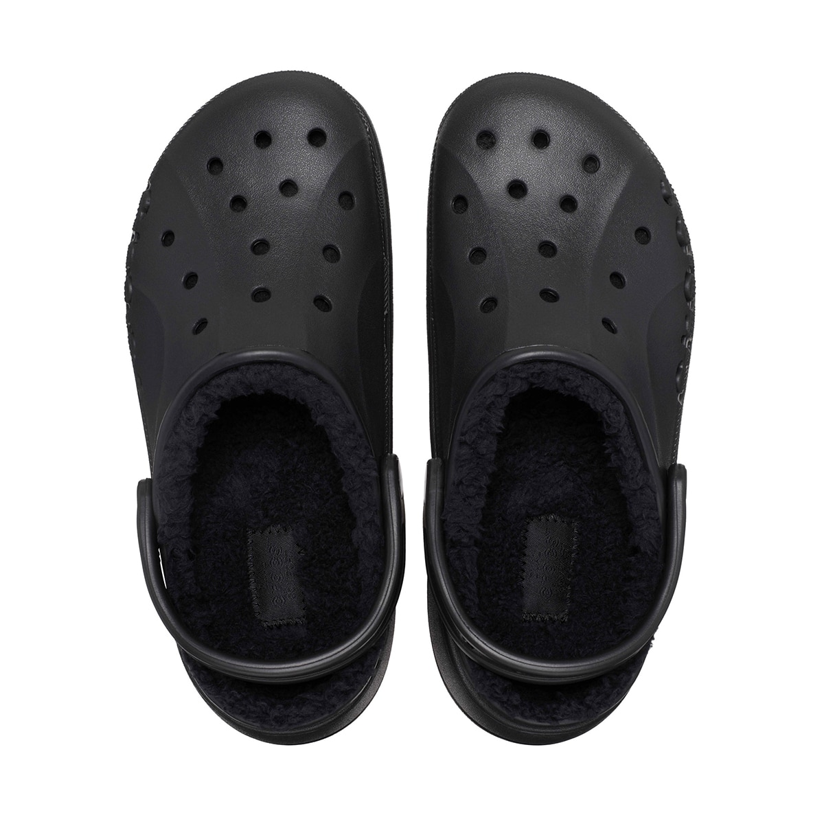 크록스 바야 플랫폼 라인드 클로그 - 블랙, 230mm 크록스 바야 플랫폼 라인드 클로그 - 블랙, 230mm