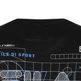 휠라 남성 기능성 반소매 티셔츠 - 블랙
