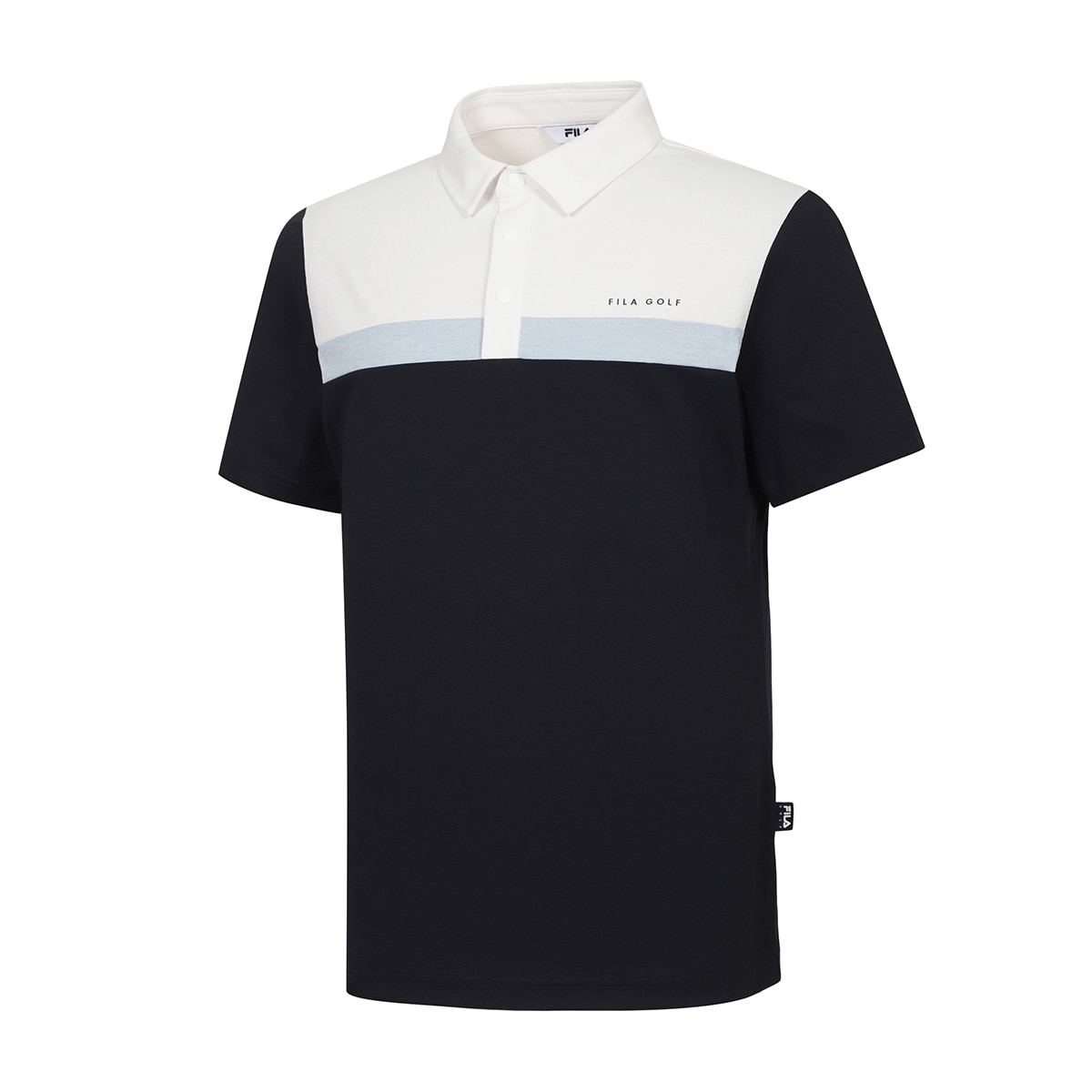 휠라 골프 남성 반팔 폴로티 - 다크네이비 휠라 골프 남성 반팔 폴로티 - 다크네이비